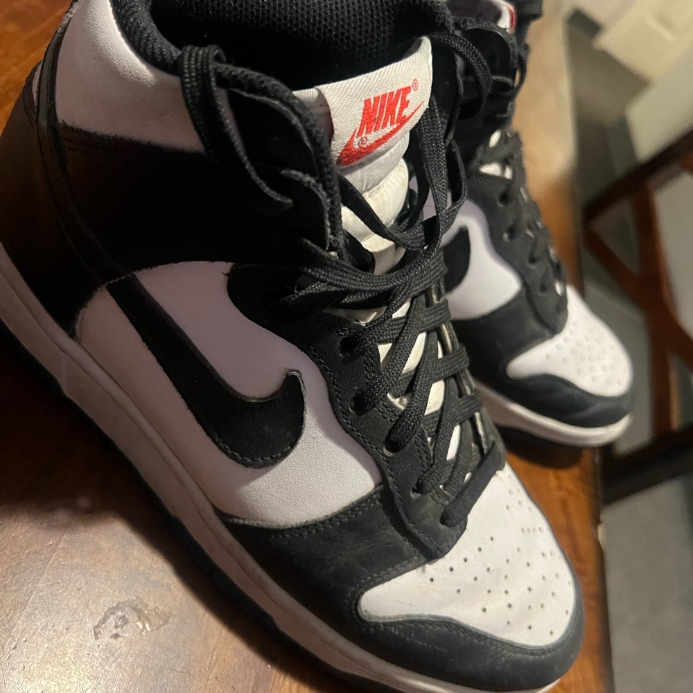 Nike panda high top dunks